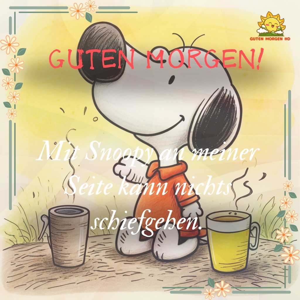 guten morgen bilder snoopy neu kostenlos 17