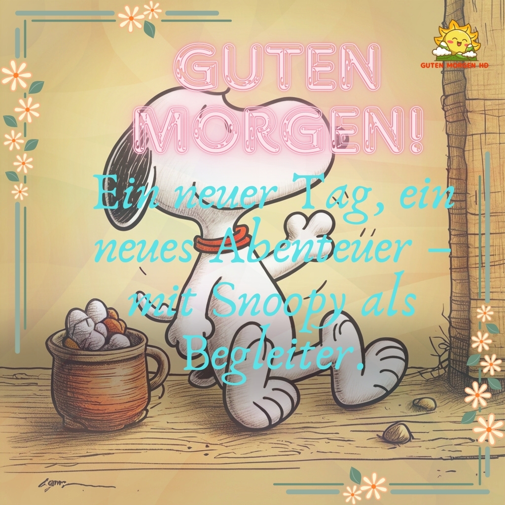 guten morgen bilder snoopy neu kostenlos 19