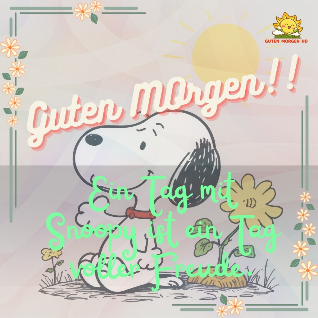 guten morgen bilder snoopy neu kostenlos 24