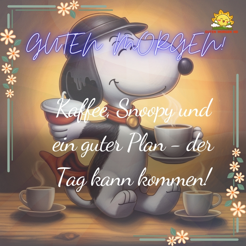 guten morgen bilder snoopy neu kostenlos 50