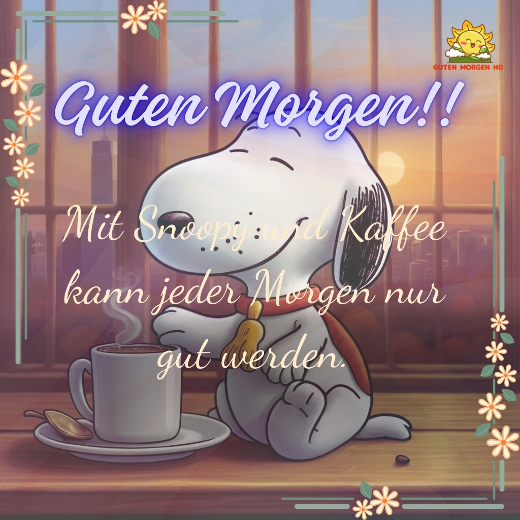 guten morgen bilder snoopy neu kostenlos 54