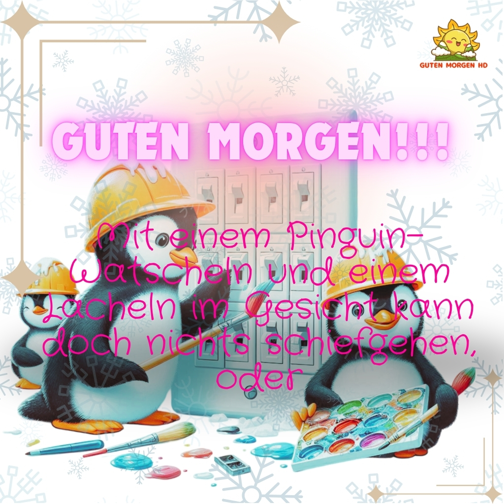 guten morgen bilder pinguin neu kostenlos 25