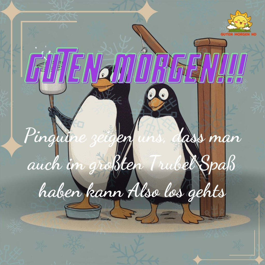 guten morgen bilder pinguin neu kostenlos 28