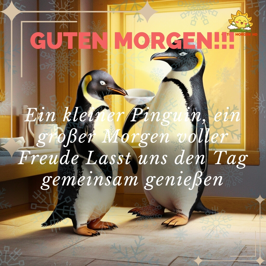 guten morgen bilder pinguin neu kostenlos 29