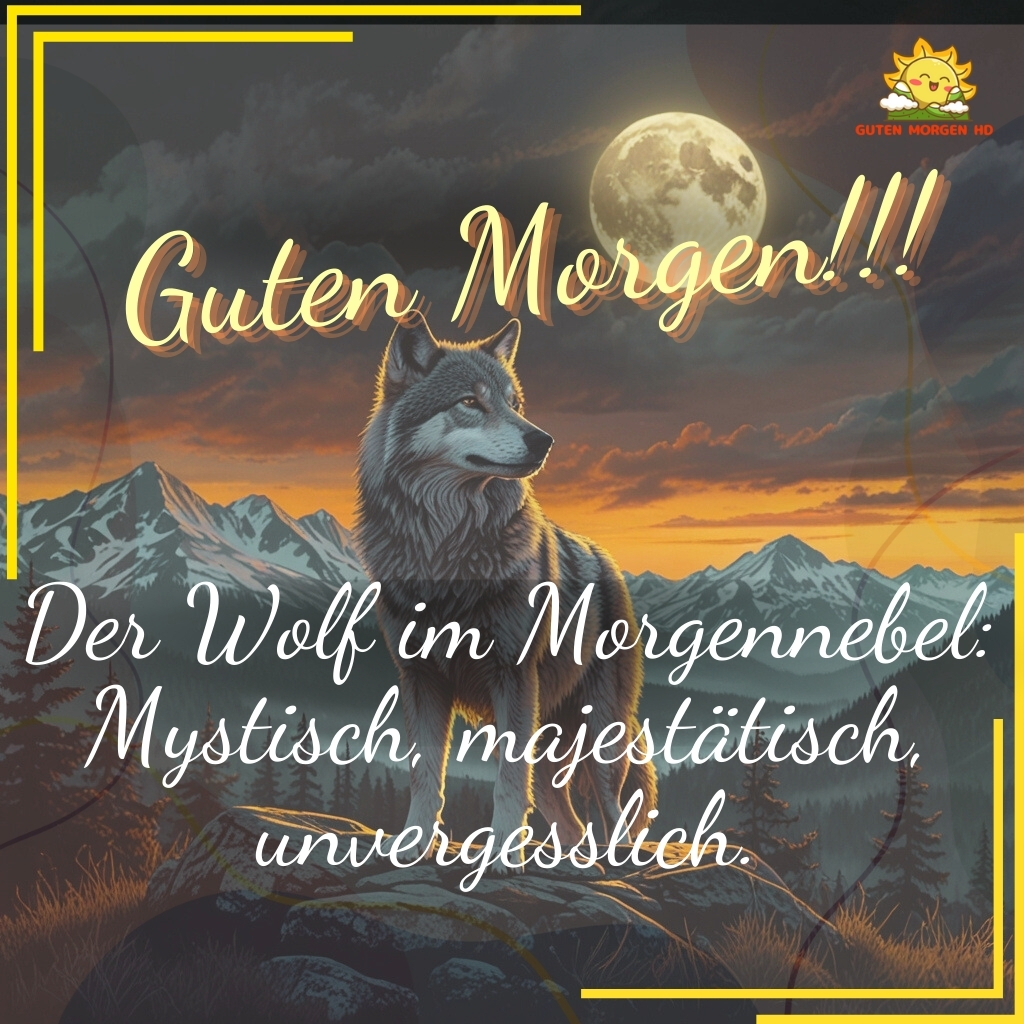 guten morgen bilder wolf neu kostenlos 12