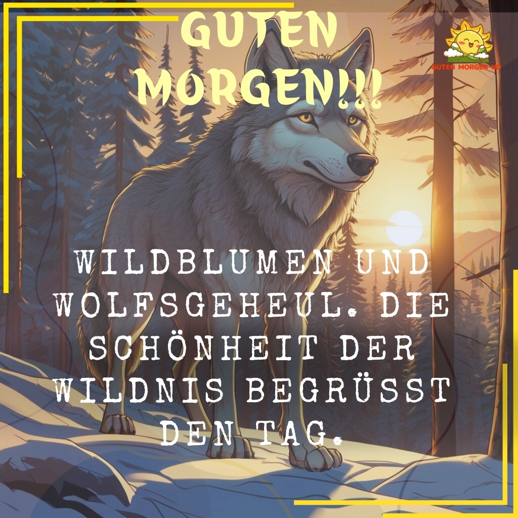 guten morgen bilder wolf neu kostenlos 14