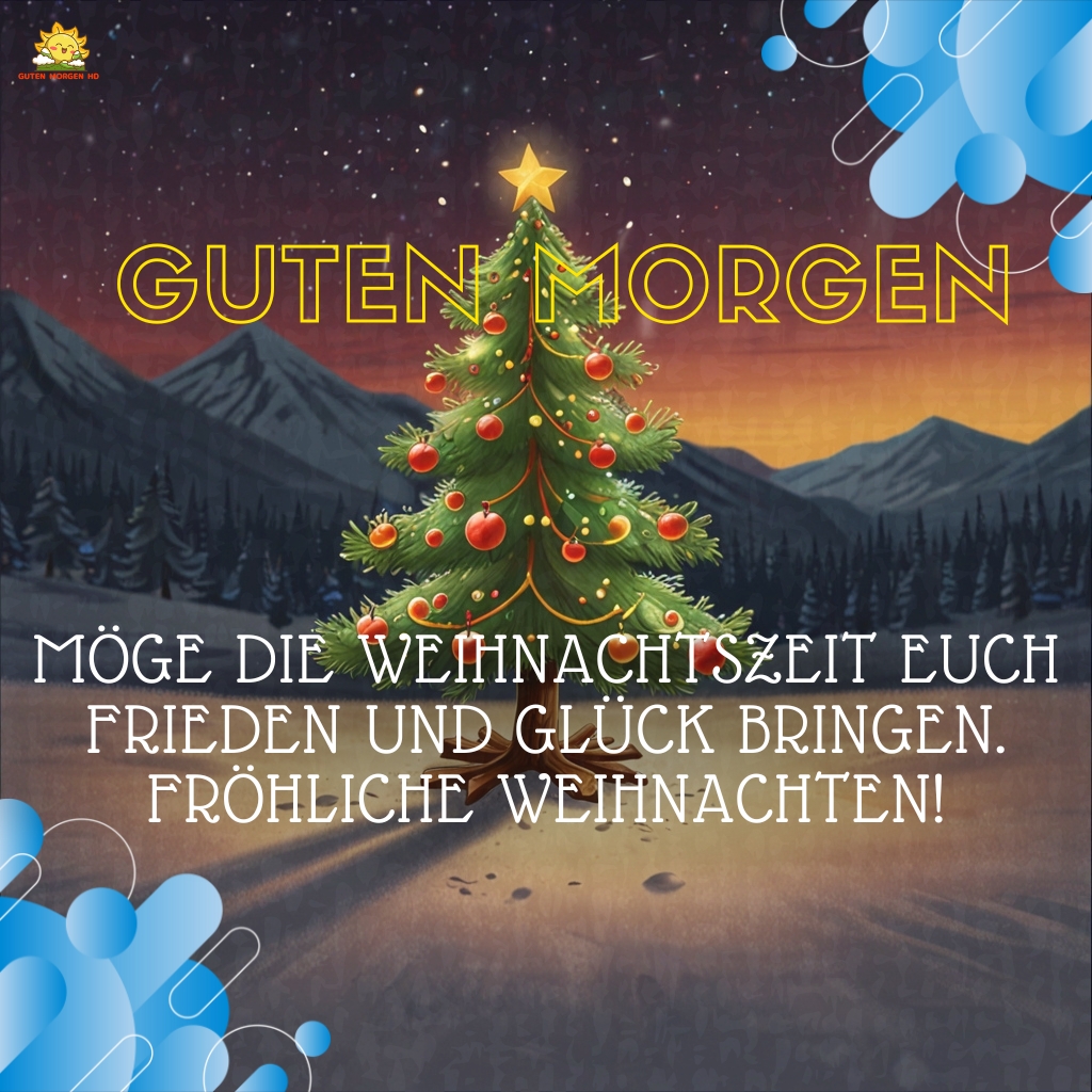 weihnachtliche guten morgen bilder 23